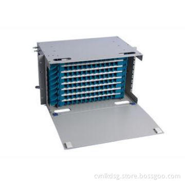 Rack Mounted 6U ODF Fiber Optic Distribution Box , 96core O